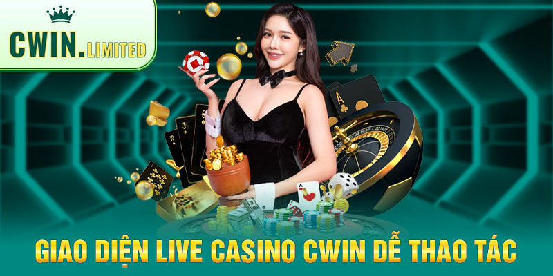 Giao diện live casino thao tác dễ dàng